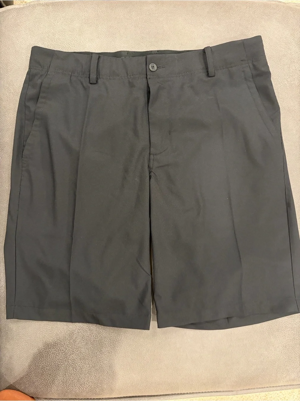 Nike Men's Flat Front Black Golf Shorts